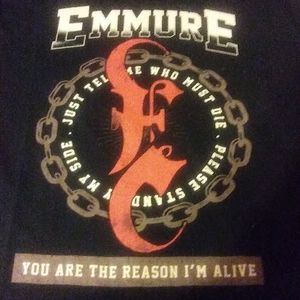 EMMURE "YOU ARE THE REASON IM ALIVE" TSHIRT XL